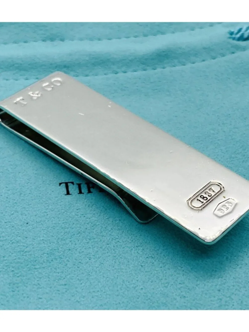 Tiffany & Co 1837 Money Clip Sterling Silver 925